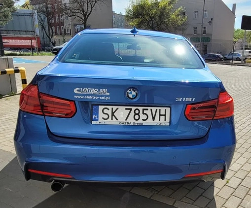BMW Seria 3 cena 79500 przebieg: 124992, rok produkcji 2017 z Gliwice małe 191